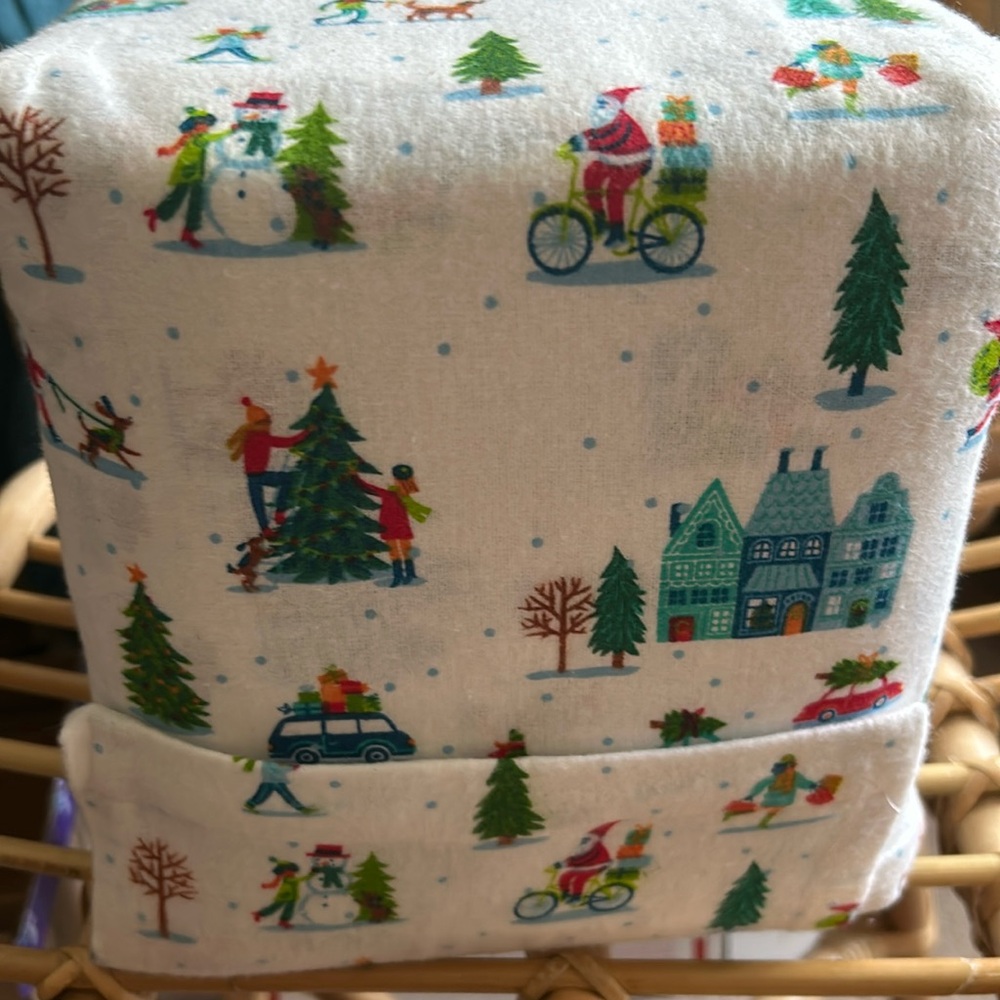 Queen Christmas Flannel Sheet Set